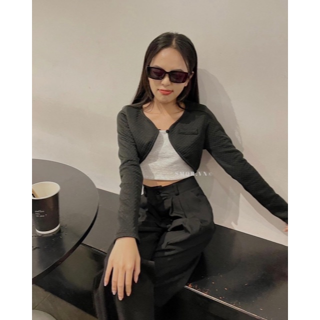 [ẢNH THẬT TỰ CHỤP SMOR.VN] Set áo 1 nút ERO