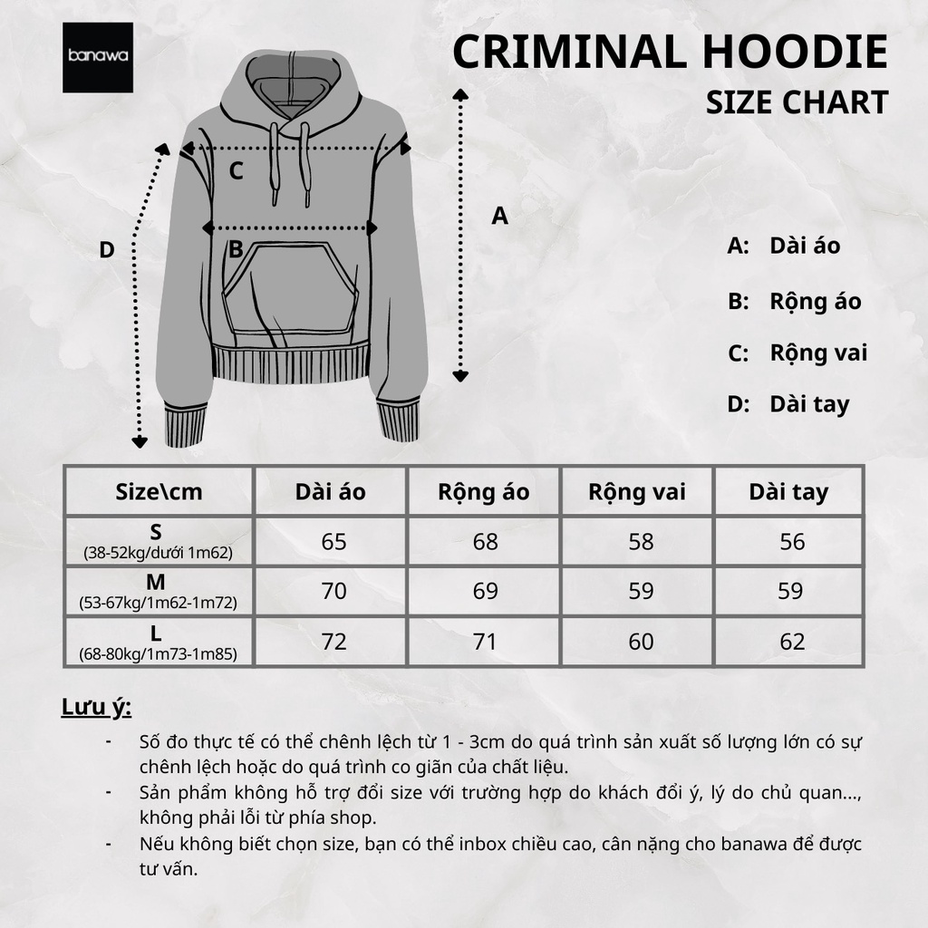 Áo Hoodie nỉ bông Local Brand Banawa form rộng nam nữ unisex - Criminal Hoodie - Màu hồng