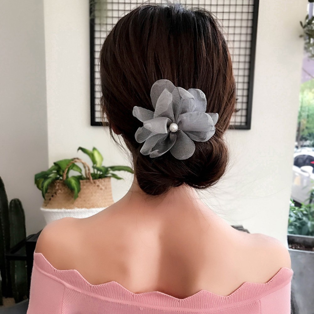 Dụng cụ tạo búi tóc hình hoa DIY cho nữ