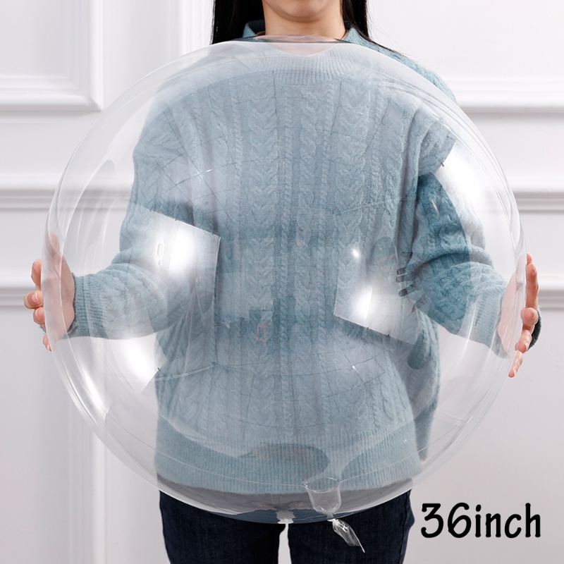 Set 2 Bong Bóng Trong Suốt Hình Hoa Cúc Xinh Xắn Dùng Để Trang Trí Tiệc