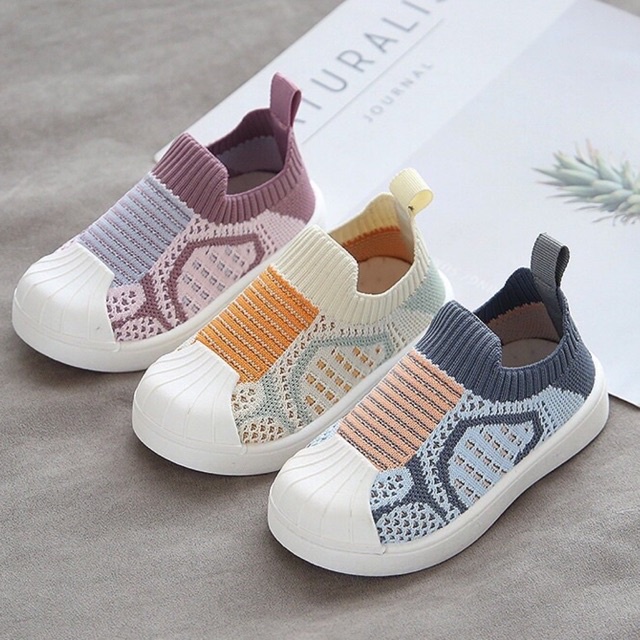 Giày lười cổ chun ôm chân siêu nhẹ, siêu ấm cho bé trai, bé gái [ Size từ 1-7 tuổi]
