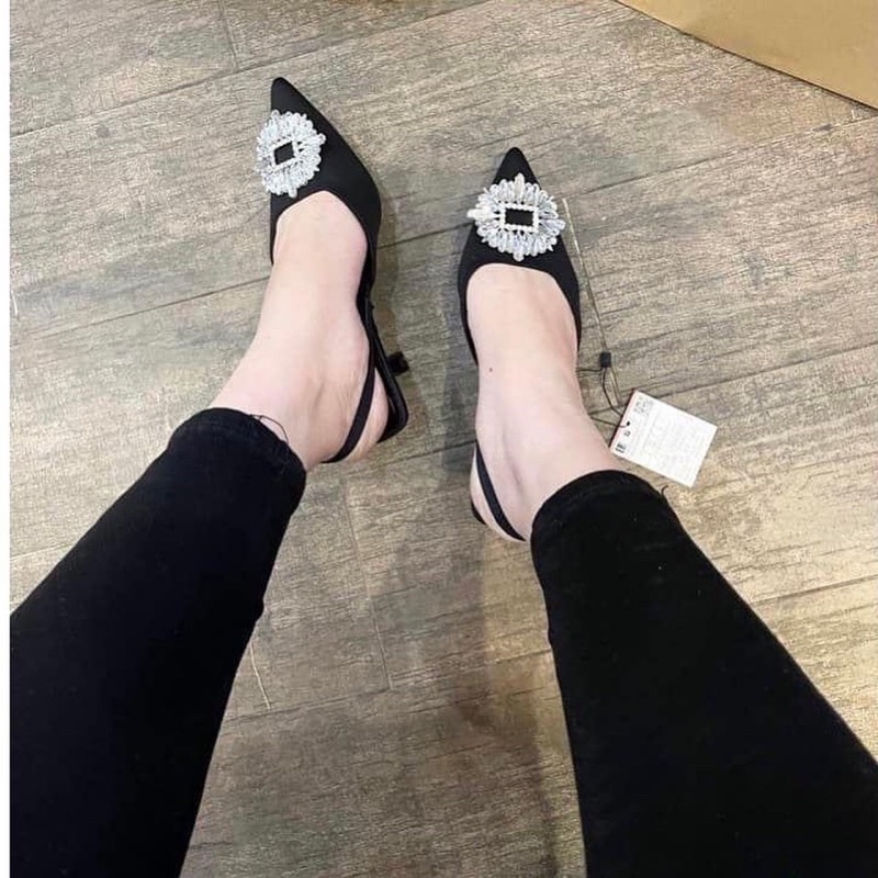 Giày cao gót Zr TQXK đế thấp