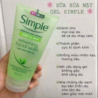 Sữa rửa mặt SimPle