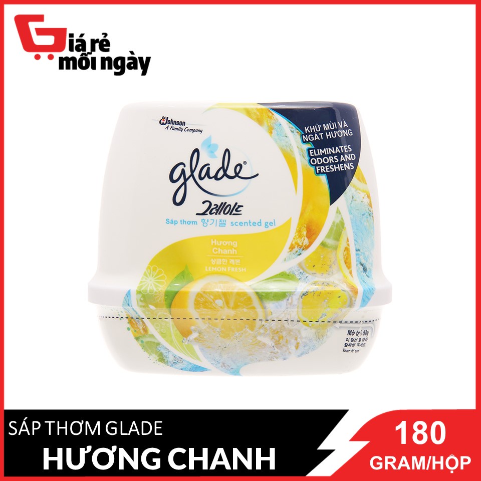 Sáp Thơm Glade Hương Chanh 180g