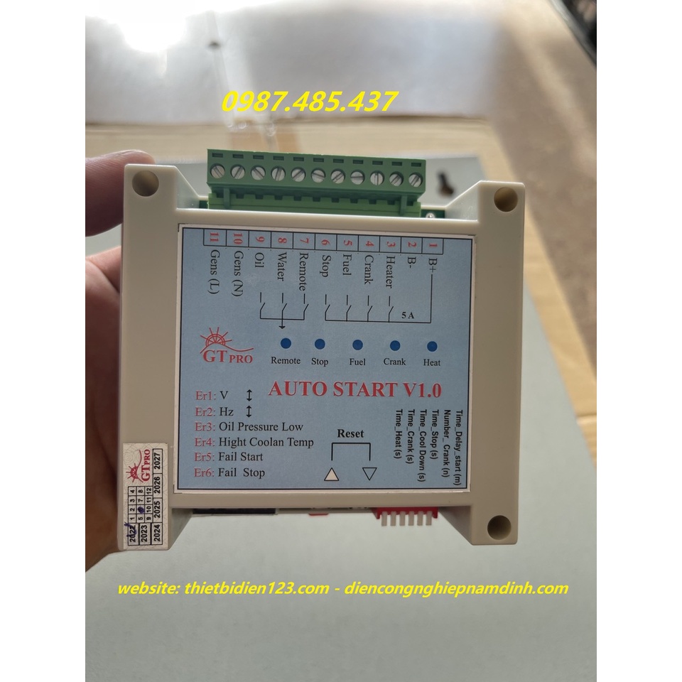 Bộ đề nổ máy phát - BỘ KHỞI ĐỘNG MÁY PHÁT ĐIỆN TỰ ĐỘNG - AUTO START