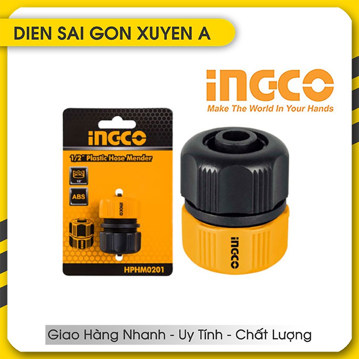 Đầu nối ống nước mềm Fi21 INGCO HPHM0201