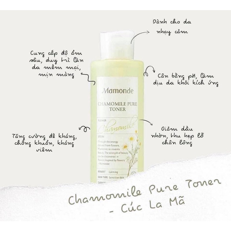 Nước hoa hồng Mamonde Toner