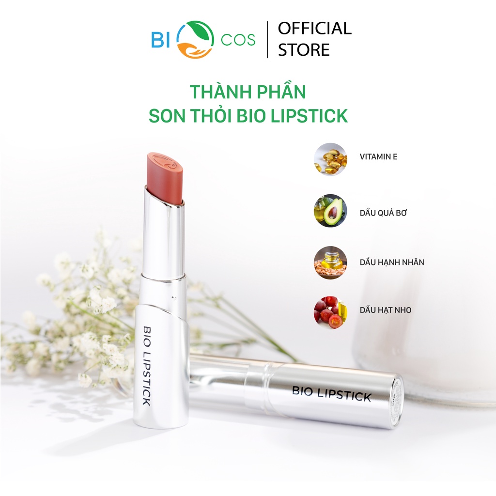 Son Lì Bio Lipstick 6 Màu Tươi Trẻ - Dưỡng Ẩm, Mềm Môi 3.5g