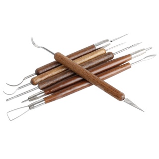 Bộ 6 dụng cụ chạm khắc đất sét / đồ gốm / polymer