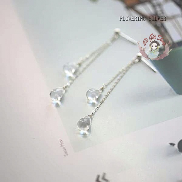 [Nhiều mẫu] Bông tai kute hình quạt trang sức cổ điển