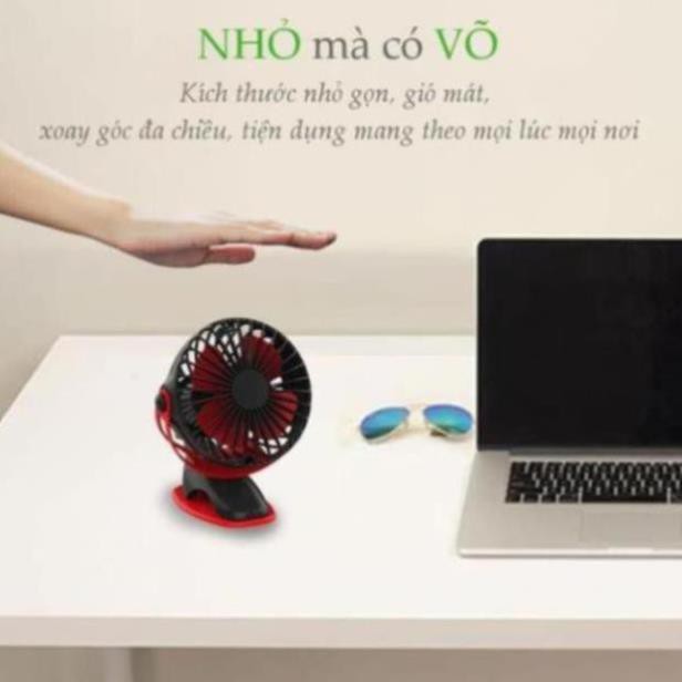 Quạt tích điện mini YOOBAO 6400MAH xoay góc 360 độ 32 tiếng - Hàng chính hãng - BH 6 tháng