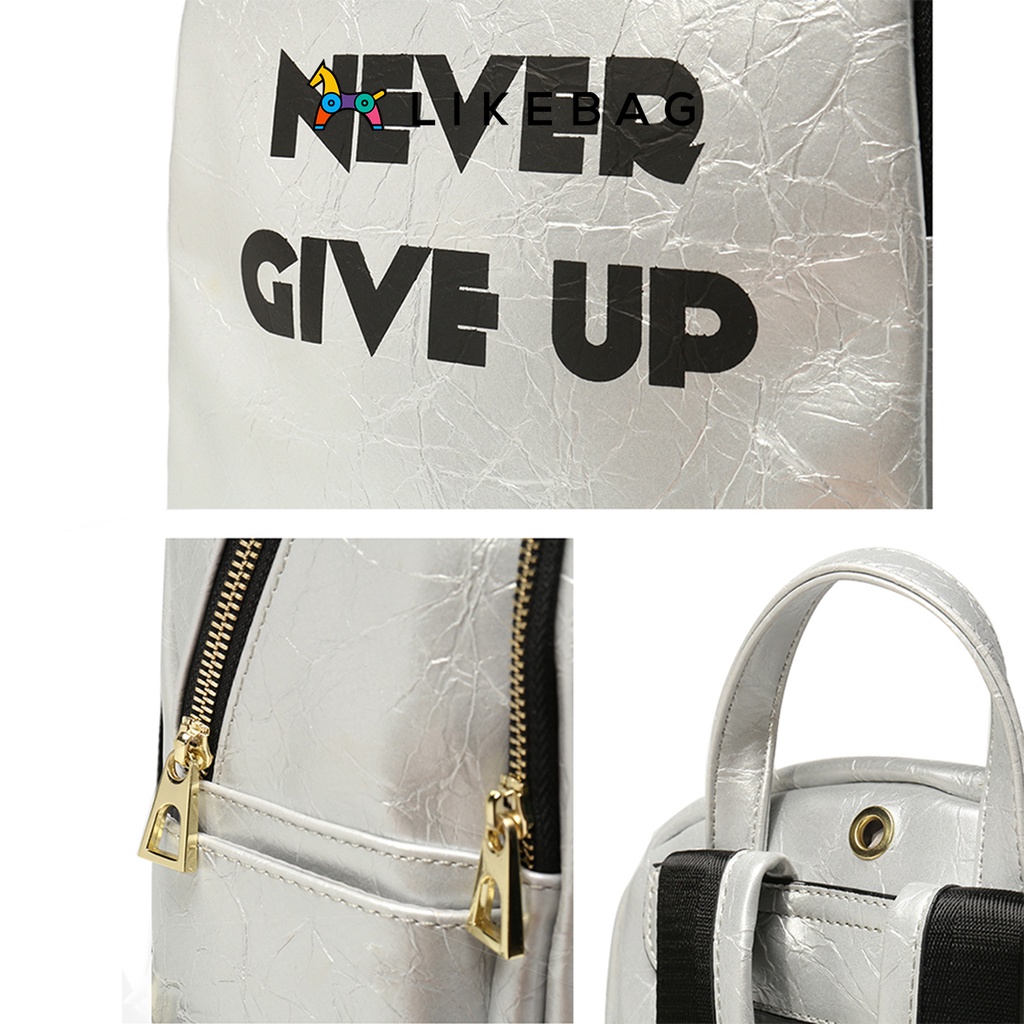 Balo bạc nam nữ cá tính LIKEBAG đựng vừa laptop 175022298 - LIBAGI