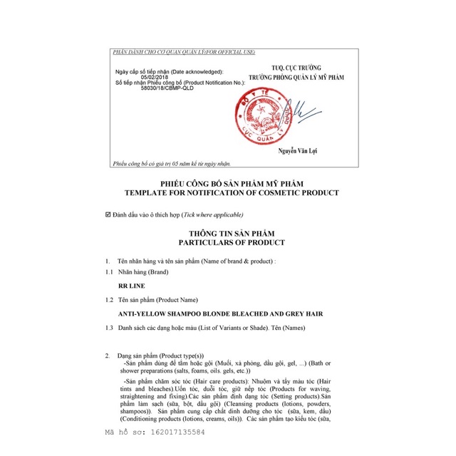 Dầu Gội Tím Khử Vàng, Chăm Sóc Tóc Vàng Sáng 350ml RR17137 Hàng Ý nhập khẩu chính hãng | BigBuy360 - bigbuy360.vn