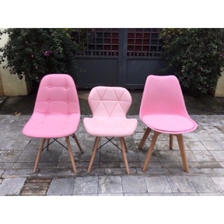 ghế đệm eames nhập khẩu màu hồng