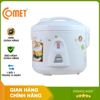 Nồi cơm điện nắp gài comet cm8028s 1.2 lít - màu ngẫu nhiên