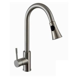 Vòi rửa bát dây rút nóng lạnh inox 304
