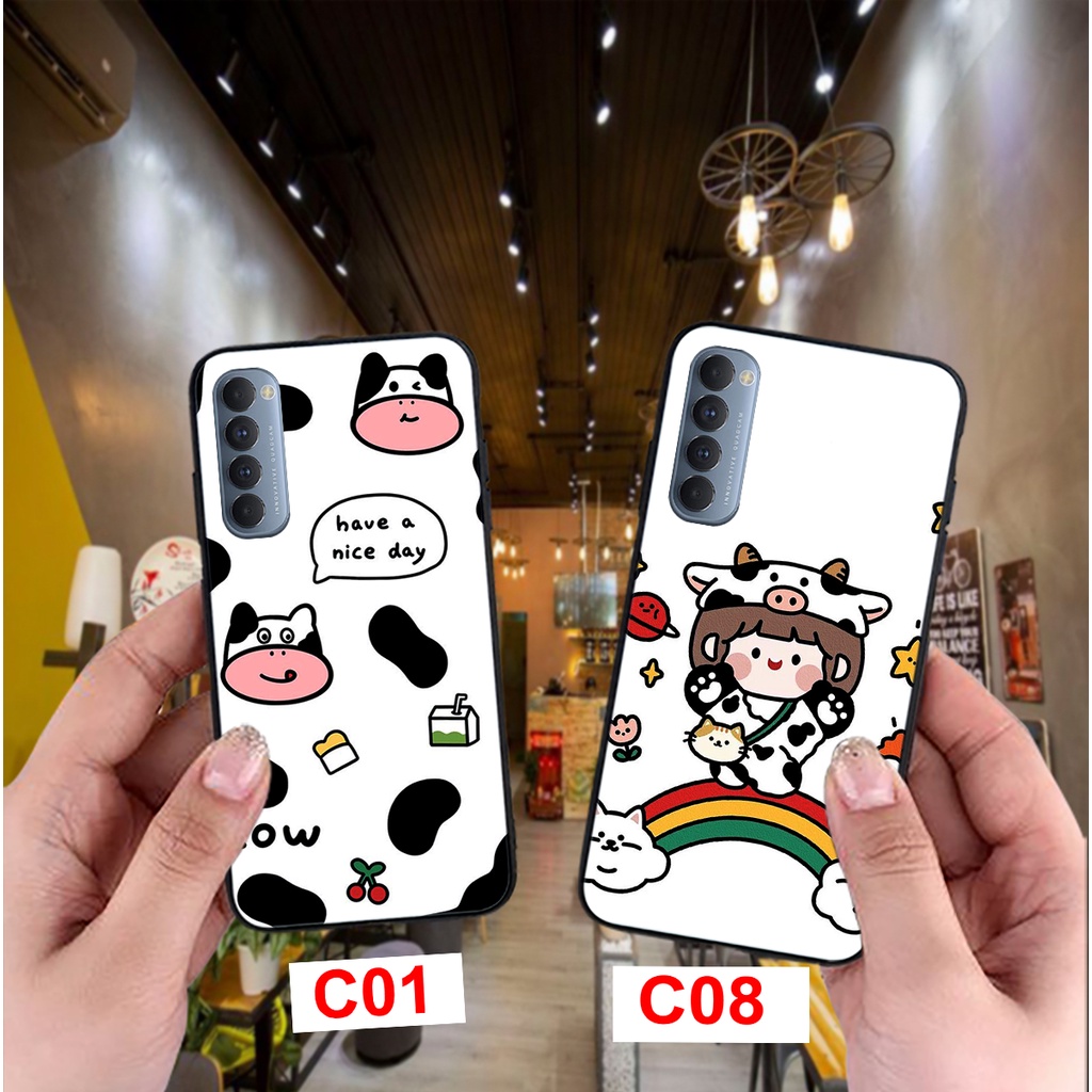 ỐP LƯNG OPPO RENO 3/RENO 3 PRO HINH BÒ SỮA MILK GIÁ RẺ NHẤT THỊ TRƯỜNG