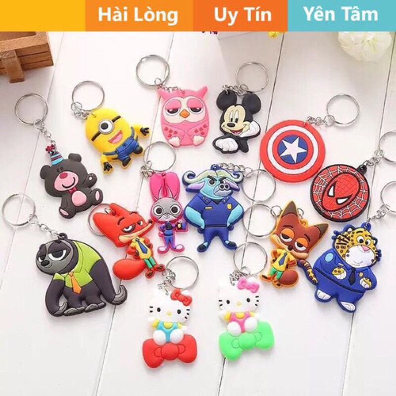 Móc khoá xe dễ thương