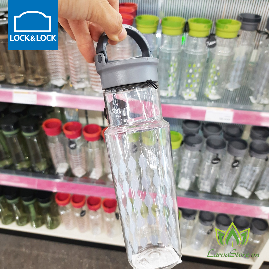 Bình Nước Lock&amp;Lock Nhựa Tritan An Toàn Không Mùi Nhựa 500ml ABF692