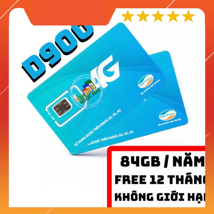 GIÁ CHƯA TỪNG CÓ Sim 4G Viettel 12UMAX50N - D900 - D500 - D500T Trọn Gói 1 Năm - SIM NGỌC MAI GIÁ CHƯA TỪNG CÓ