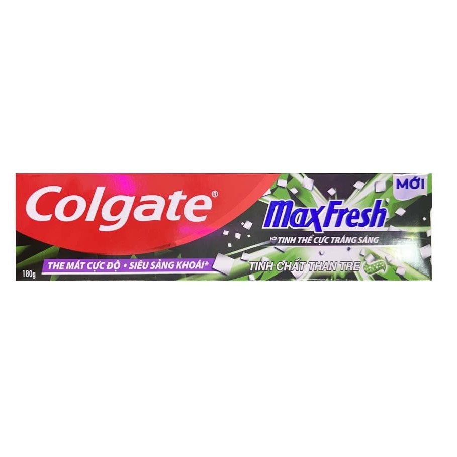 Kem đánh răng Colgate maxfresh tình chất than tre hộp 180g