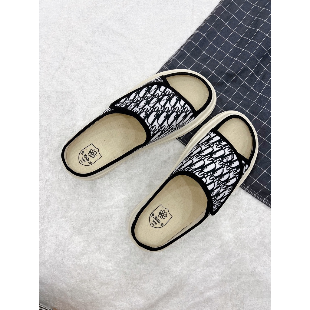 (VIDEO) Dép nữ mùa hè bản Diorrr vân siêu đẹp nữ tính