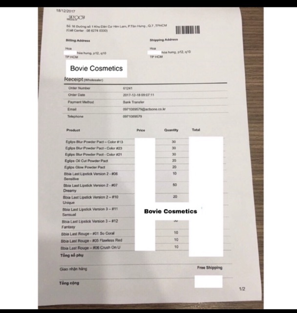 Son kem Bbia Last Velvet Lip Tint Full màu | BigBuy360 - bigbuy360.vn