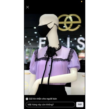 Khẩu trang lụa Elise