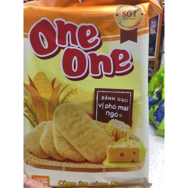 [MẪU MỚI] Bánh Gạo One One Mặn Ngọt 150gram