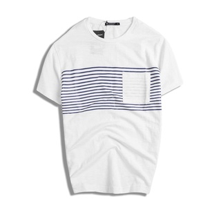 Áo thun cổ tròn nam BLOOK vải thun cotton xước , mỏng mềm mịn mã 35009