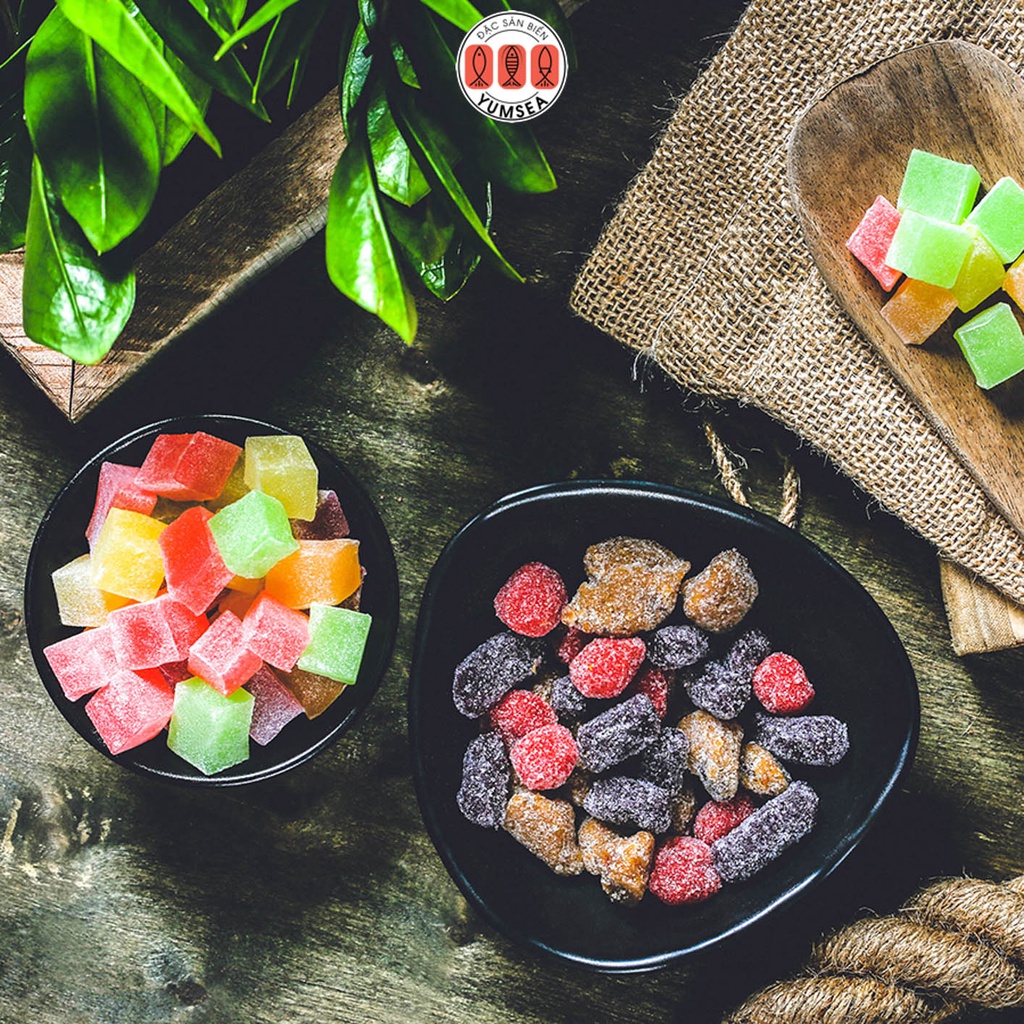 Kẹo hương thập cẩm dẻo L'angfarm, 180g, bịch, mẫu túi bạc