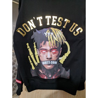 Hoodie don't test us