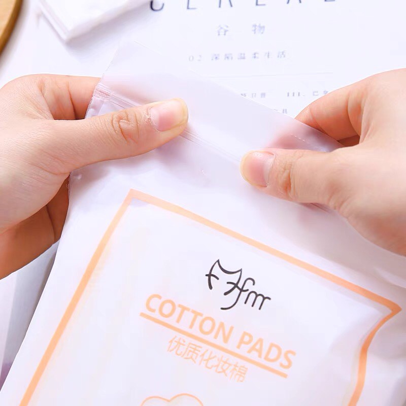 bông tẩy trang 222 miếng cotton pads 2 lớp chính hãng làm sạch da  thoa toner  lotion mask loại đep - kho sỉ mb