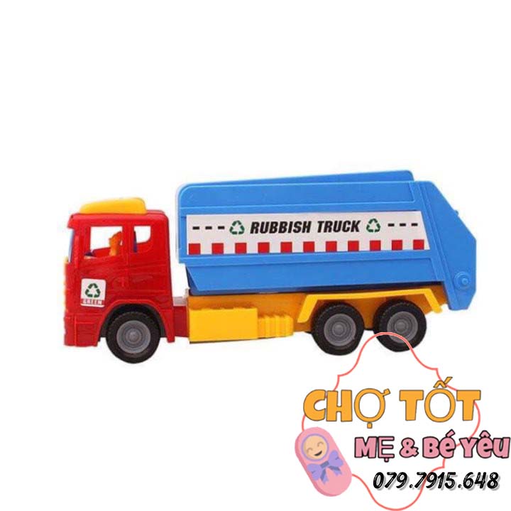 Đồ Chơi Xe Chở Rác Loại Lớn Bánh Đà Loại Đẹp 40cm (HÀNG VIỆT NAM TO)