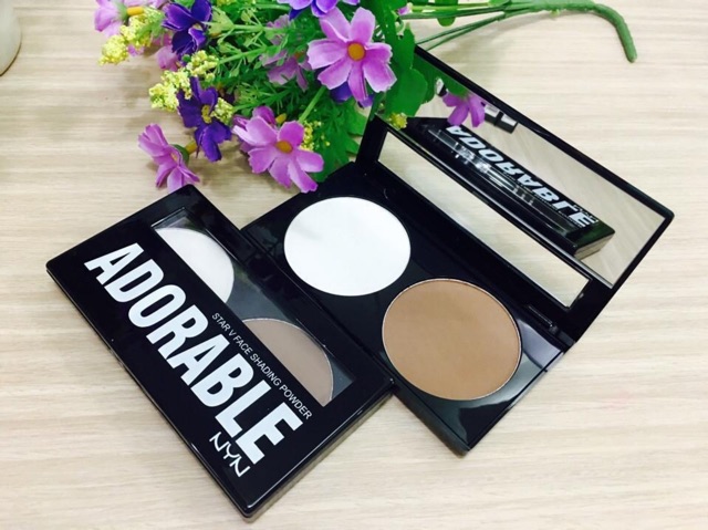 Sale 38% Phấn tạo khối 2 lingh NYX Adorable với 2 tông màu