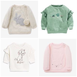 Áo nỉ dài tay bé gái Jumping Beans