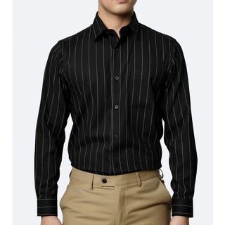 Áo sơ mi nam dài tay TQQ dáng Slimfit Công sở K380CS-CSB chất Viscose thoáng mát