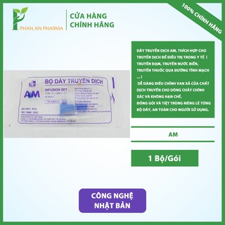 Dây truyền dịch AM – Dây truyền tĩnh mạch AM (Gói 1 Cái) - Phan An CN379