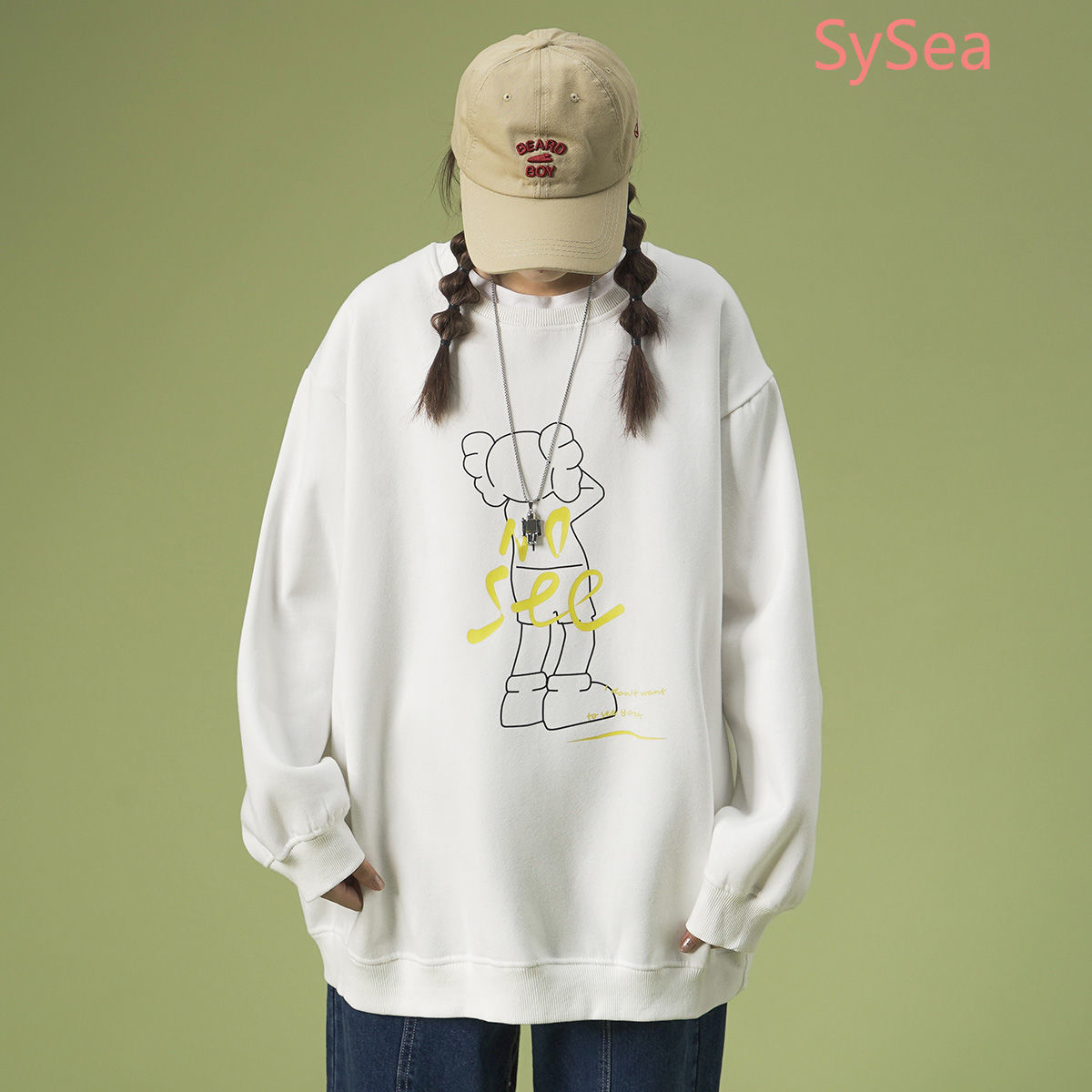 Áo Sweater Nữ Tay Dài Cổ Tròn Chất Nhung Thời Trang Mùa Thu | BigBuy360 - bigbuy360.vn