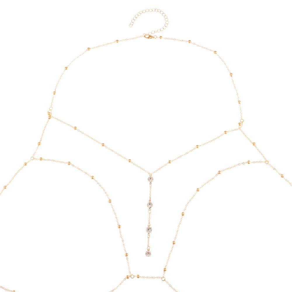 ORIENTLII Dây Chuyền Toàn Thân Màu Vàng / Bạc Tua Rua Thời Trang Đi Biển / Tiệc Cưới