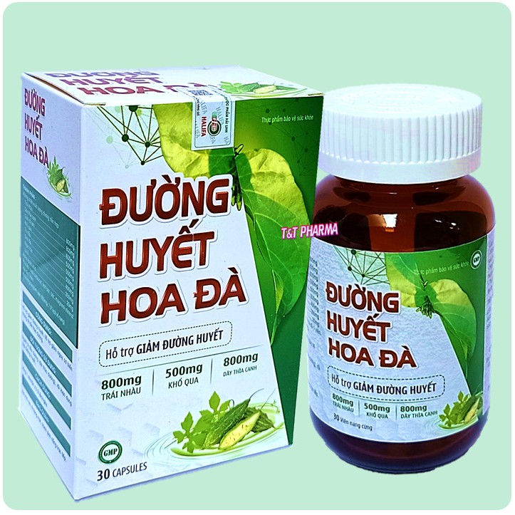 Viên Uống Tiểu Đường - Đường Huyết Hoa Đà - Hỗ Trợ Giảm Đường Huyết - Giảm Biến Chứng Tiểu Đường -, Giảm cholesterol Máu