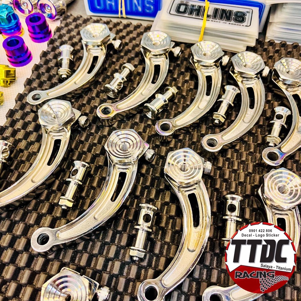 Bộ càng thắng INOX 304 ( Mẫu cong tặng kèm lo xo đũa thắng )