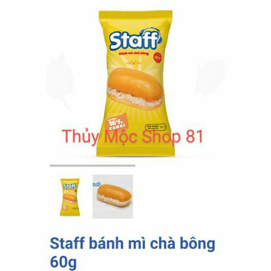 BÁNH MÌ TƯƠI "STAFF" CÓ NHÂN XỐT & CHÀ BÔNG CỦA HỮU NGHỊ FOOD