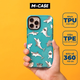 Ốp lưng iPhone chống sốc Cá Mập Xanh Xs/XR/Xs max/11/11 promax/12/12 promax/13/13 promax phụ kiện điện thoại MCASE