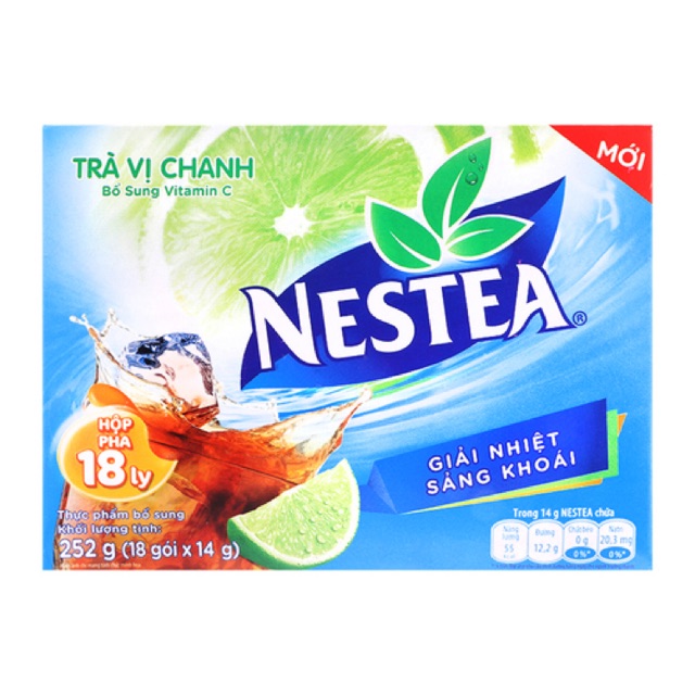 Trà vị chanh nestea hộp 252g