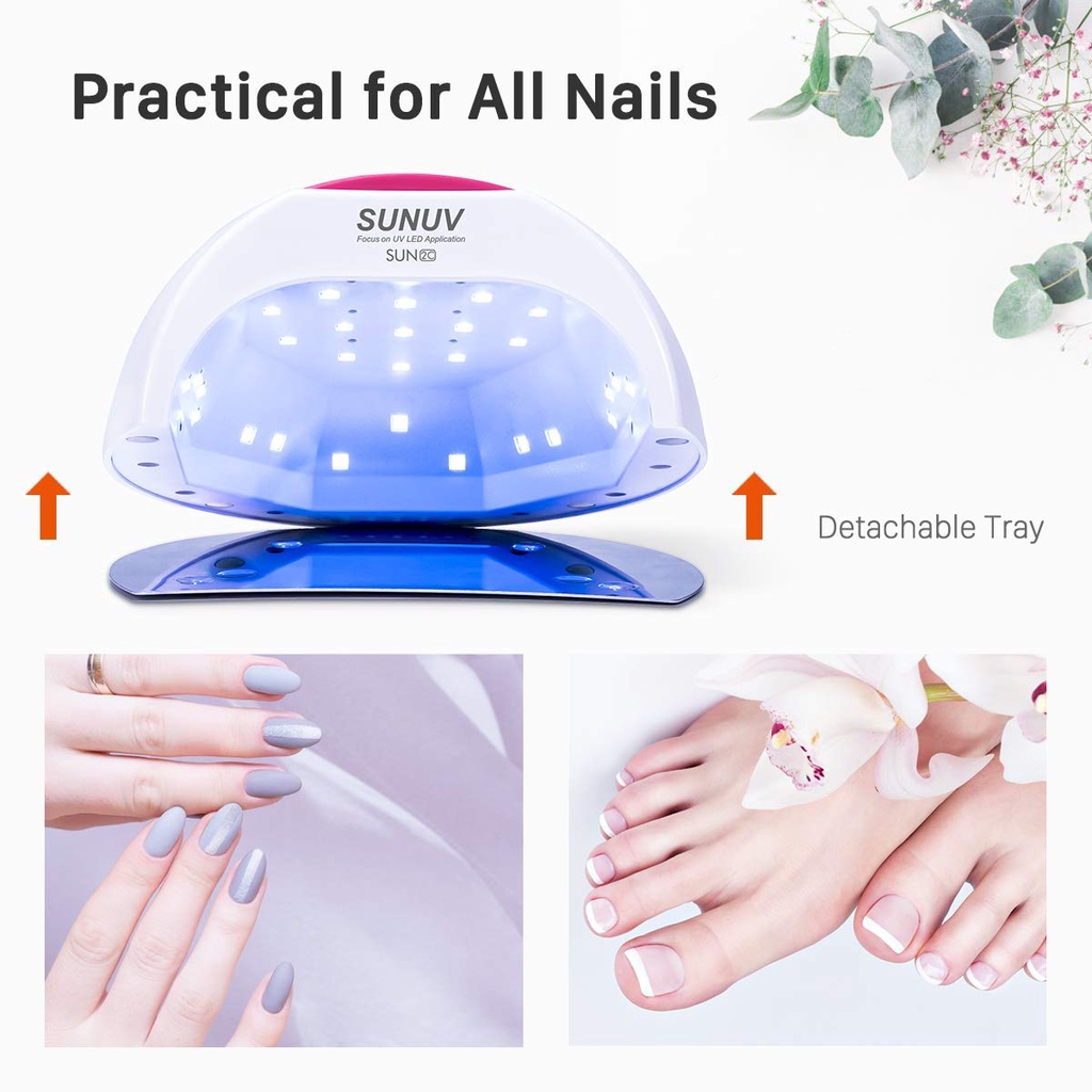 Đèn LED 4 Bóng SUN2C 33 UV Hong Khô Sơn Móng Tay Và Móng Chân