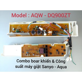 Combo bo khiển & công suất máy giặt aqua .model : aqw - dq900zt
