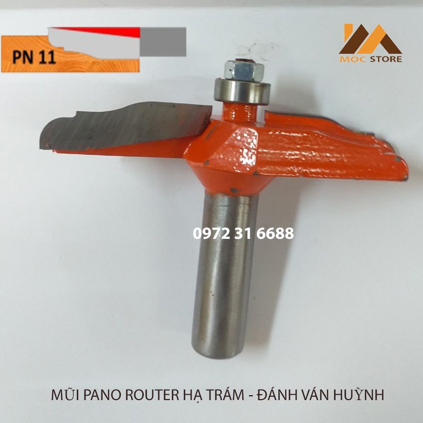 MŨI PHAY VÁN HUỲNH CỬA PN11 - MŨI SOI GỖ HẠ TRÁM - ĐÁNH VÁN HUỲNH - DỤNG CỤ PHỤ KIỆN NGÀNH MỘC