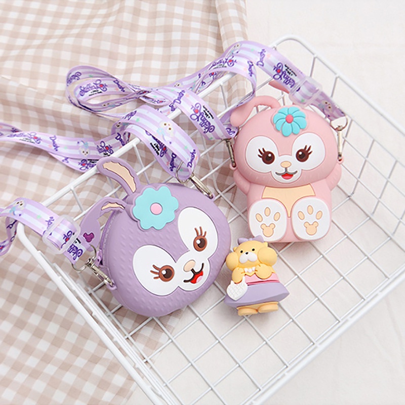 Túi đeo vai đeo chéo bé gái Stella Lou mới hoạt hình dễ thương mini làm quà sinh nhật