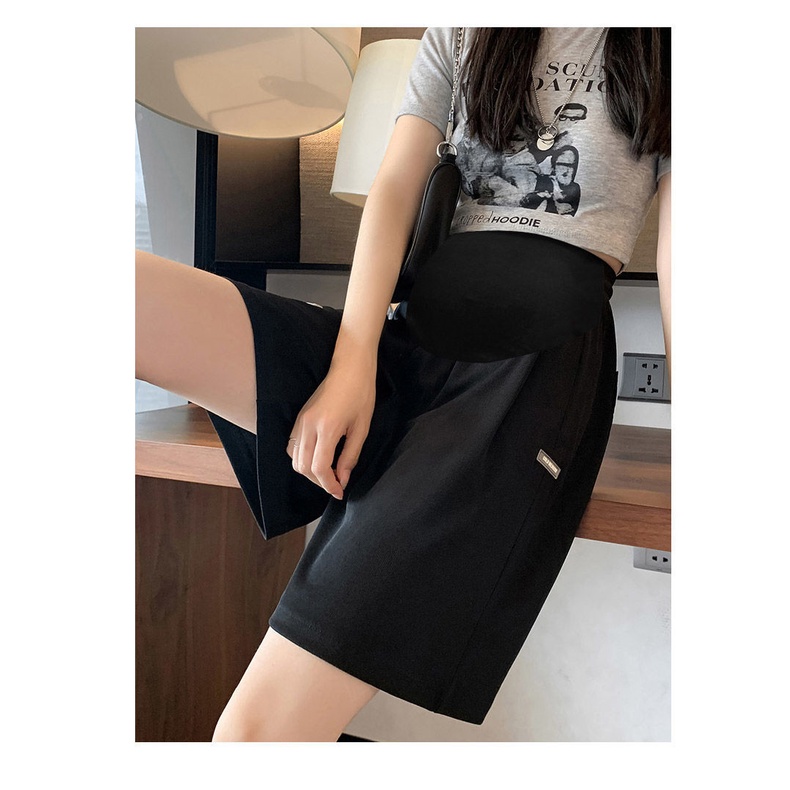 Quần short ống rộng size lớn mặc bên ngoài cho phụ nữ mang thai